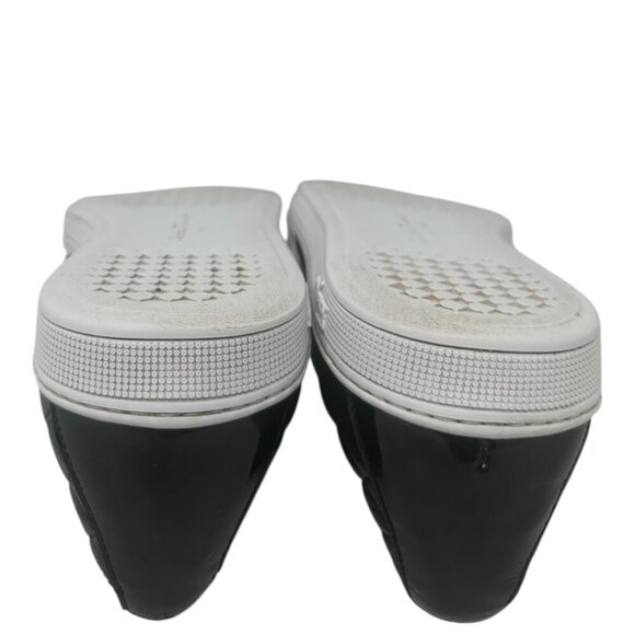 Salvatore Ferragamo Girls Quilted Black Leather Vara Bow Logo Sneakers 1.5 - Picture 11 of 16